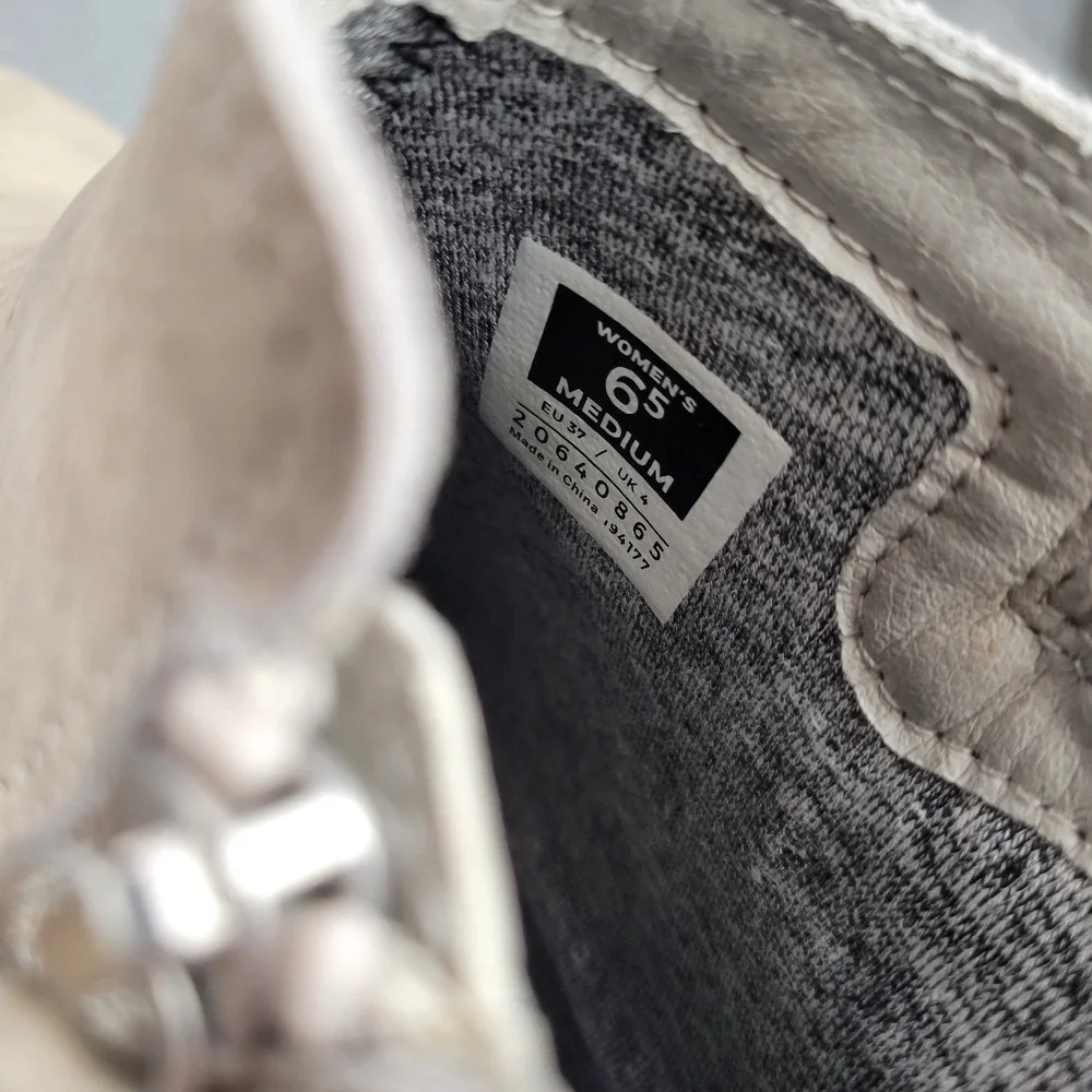 Kuru Tempo Womens Size 6.5 Gray‎ Classic Outdoor Leather Zip Ankle Boots